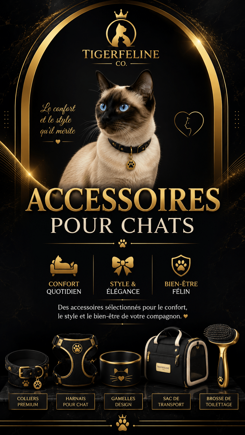 Accessoires pour chats - TigerFeline Co