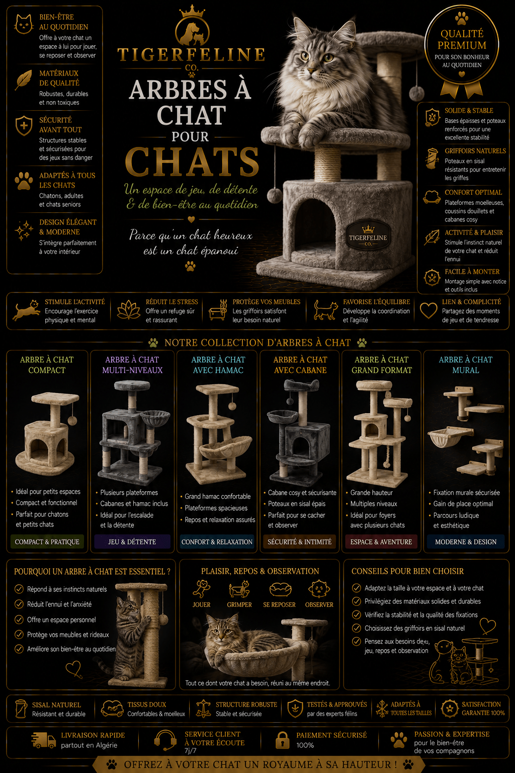 Arbres à chat - TigerFeline Co