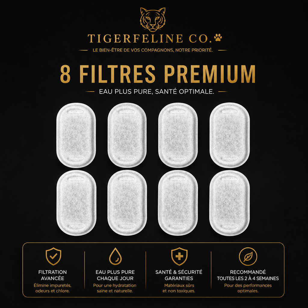Fontaine à Eau Automatique Premium 2.2L en Acier Inoxydable pour Chats & Chiens