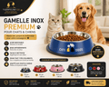 Gamelle Inox Premium pour Chats & Chiens | Premium Gamelle pour animaux for cats, dogs and birds - TigerFeline Co
