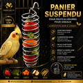 Panier Suspendu en Inox pour Fruits et Légumes d’Oiseaux | Premium Oiseaux > Accessoires d’Alimentation for cats, dogs and birds - TigerFeline Co